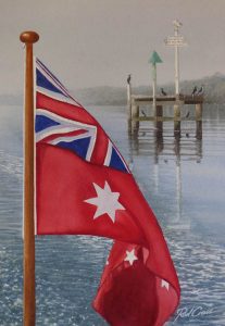 Red Ensign at Storm Point